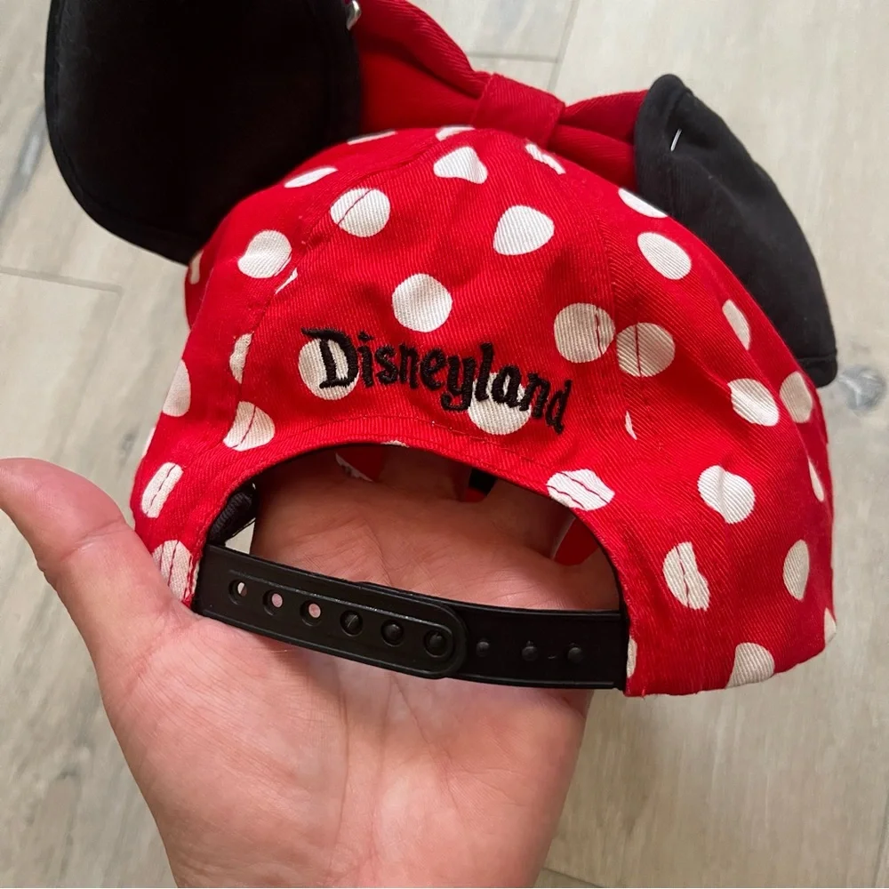 Disney Parks Disneyland Minnie Mouse Ears Youth Snapback Cap Hat